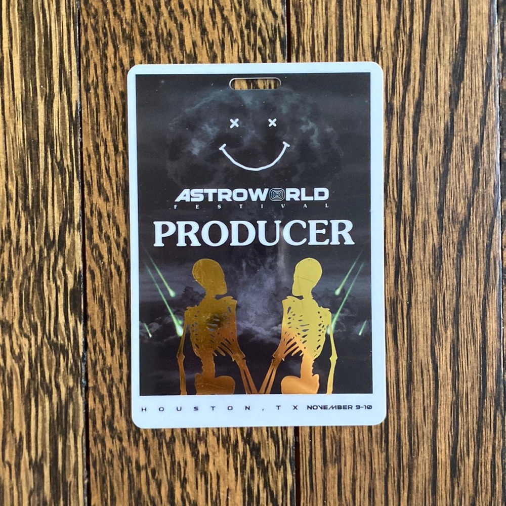 Astroworld Festival Producer pass